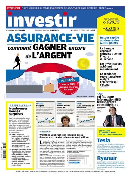 Investir – 8 Fevrier 2020 Cover
