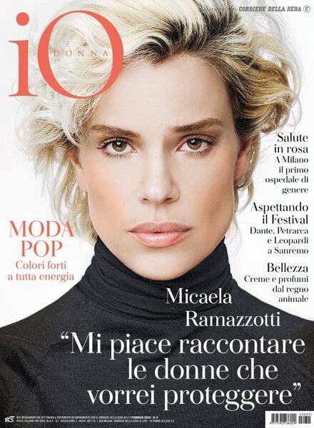 Io Donna del Corriere della Sera – 01 febbraio 2020 Cover