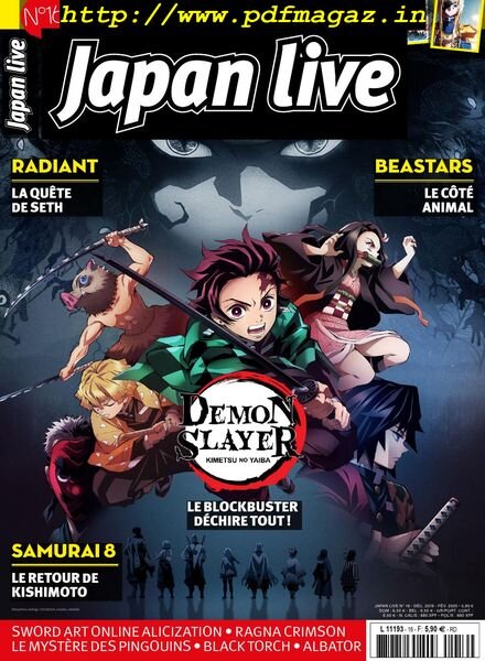 Japan Live – decembre 2019 Cover