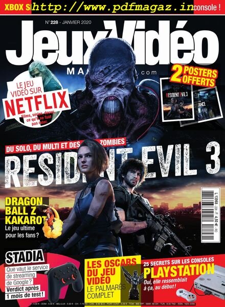 Jeux Video Magazine – janvier 2020 Cover