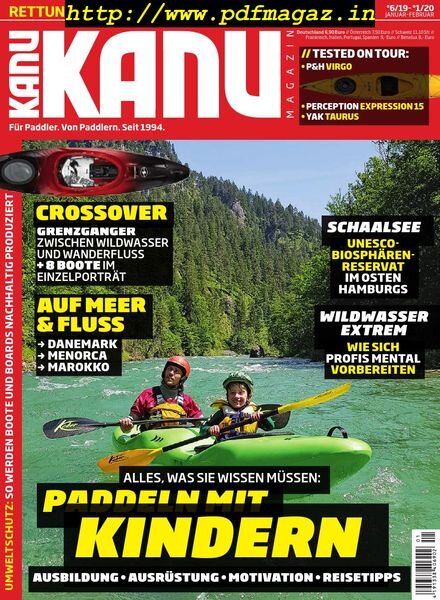 Kanu Magazin – Januar-Februar 2020 Cover
