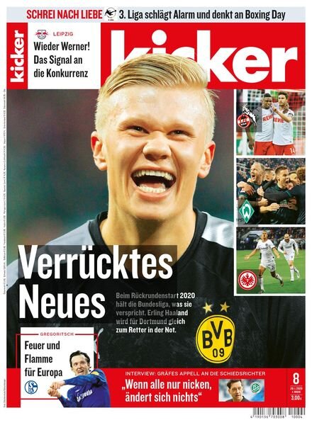Kicker – 20 Januar 2020 Cover