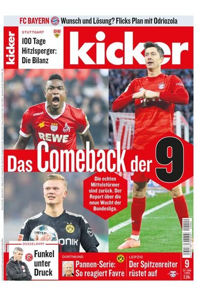 Kicker – 23 Januar 2020 Cover
