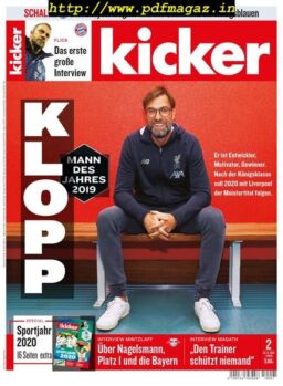 Kicker – 30 Dezember 2019
