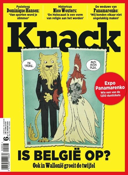 Knack Belgium – 15 Januari 2020 Cover