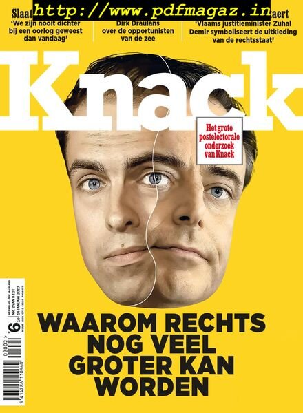 Knack Belgium – 8 Januari 2020 Cover