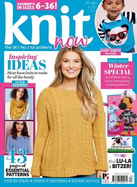 Knit Now – Issue 112 – January 2020 Cover