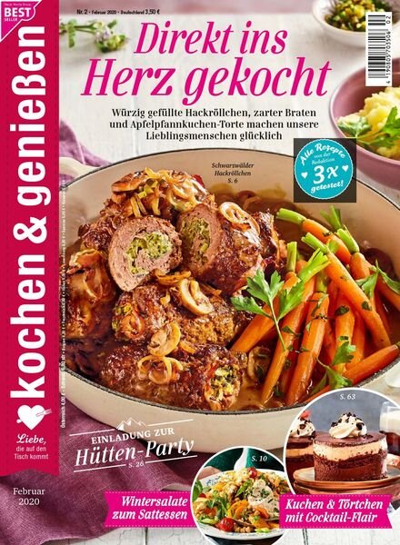 Kochen & Geniessen – Februar 2020 Cover