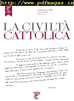 La Civilta Cattolica – 4 Gennaio 2019