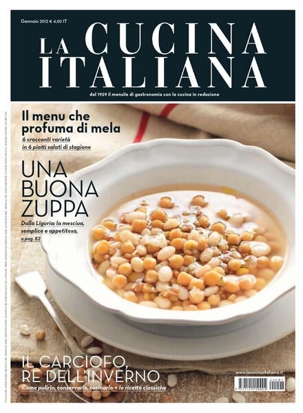 La Cucina Italiana – Gennaio 2012 Cover