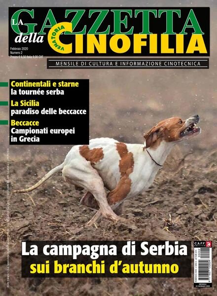 La Gazzetta Della Cinofilia Venatoria – Febbraio 2020 Cover