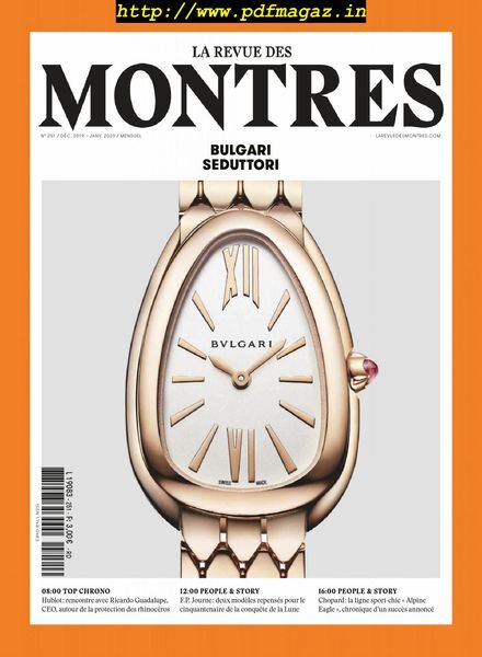 La revue des Montres – decembre 2019 Cover