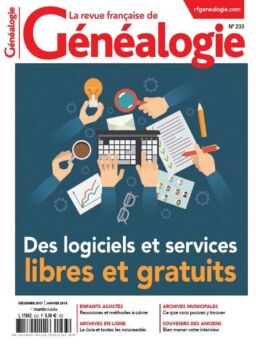 La Revue Francaise de Genealogie – Decembre 2017 – Janvier 2018