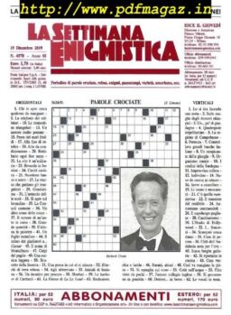 La Settimana Enigmistica – 19 Dicembre 2019