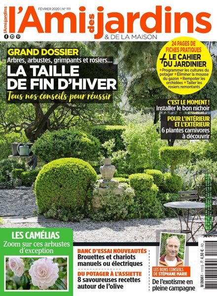L’Ami des Jardins – fevrier 2020 Cover