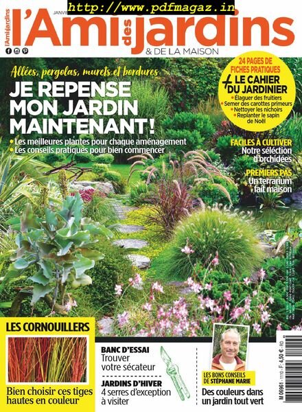 L’Ami des Jardins – janvier 2020 Cover