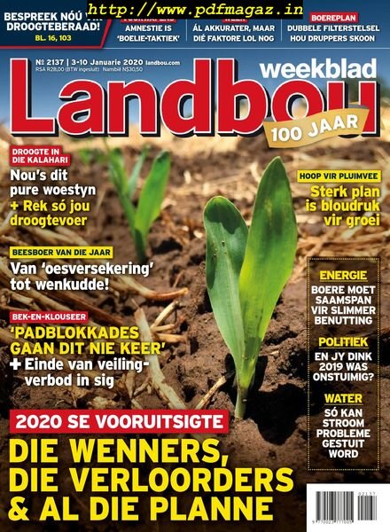 Landbouweekblad – 03 Januarie 2020 Cover