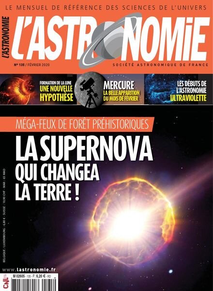 L’Astronomie – fevrier 2020 Cover