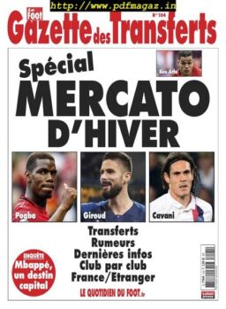 Le Foot Gazette des transferts – 13 decembre 2019