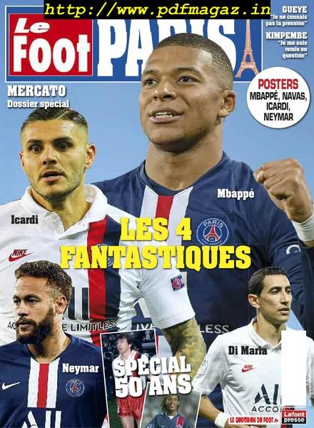 Le Foot Paris Magazine – janvier 2020 Cover