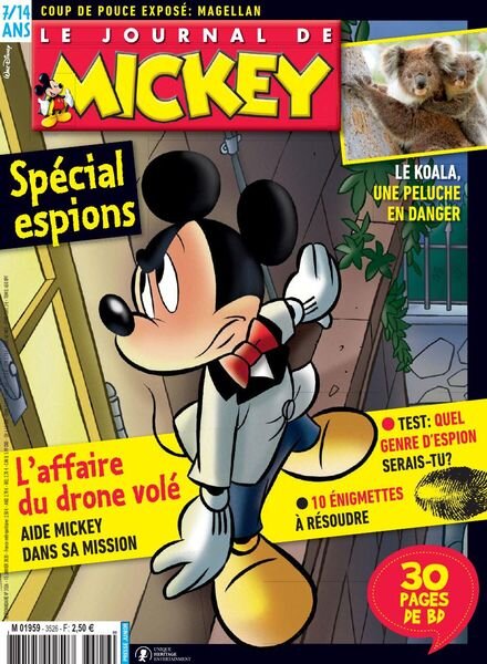 Le Journal de Mickey – 15 janvier 2020 Cover