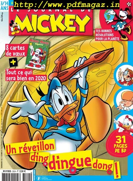 Le Journal de Mickey – 31 decembre 2019 Cover