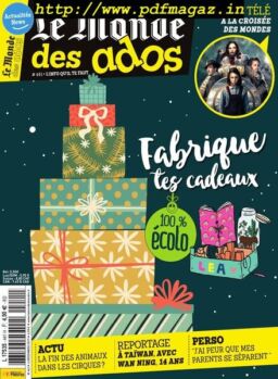 Le Monde des Ados – 18 decembre 2019