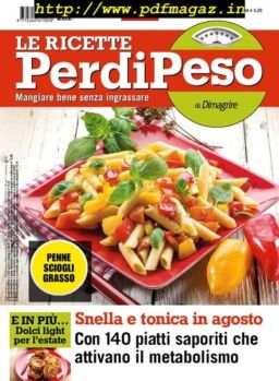 Le Ricette PerdiPeso – Agosto 2013