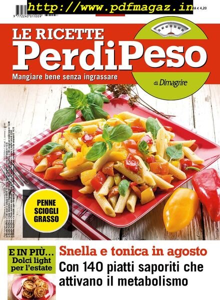 Le Ricette PerdiPeso – Agosto 2013 Cover