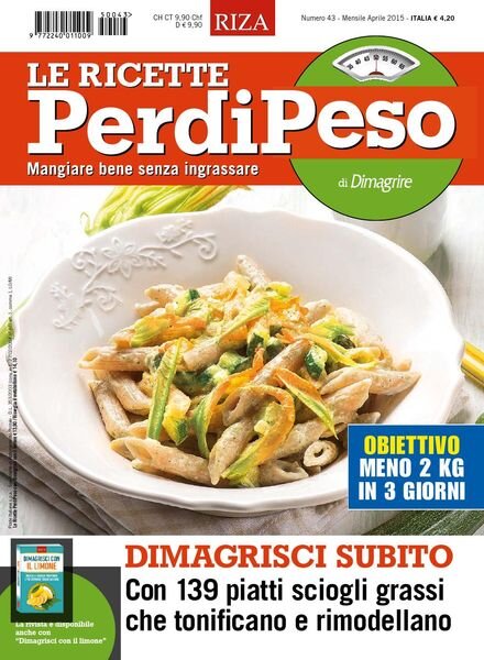 Le Ricette PerdiPeso – Aprile 2015 Cover