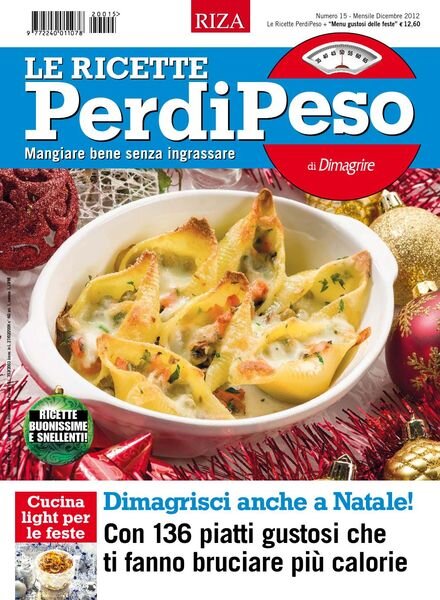 Le Ricette PerdiPeso – Dicembre 2012 Cover