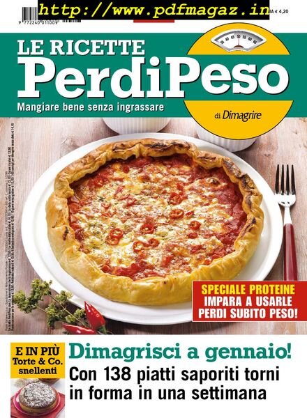 Le Ricette PerdiPeso – Gennaio 2014 Cover