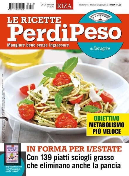 Le Ricette PerdiPeso – Giugno 2015 Cover