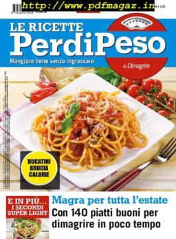 Le Ricette PerdiPeso – Luglio 2013