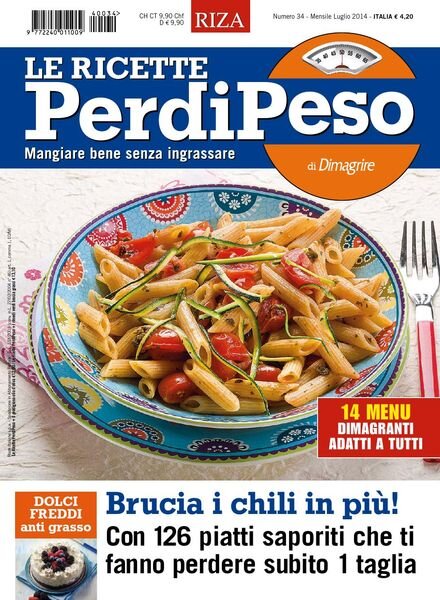 Le Ricette PerdiPeso – Luglio 2014 Cover