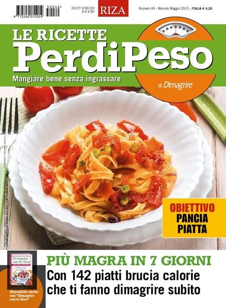 Le Ricette PerdiPeso – Maggio 2015 Cover