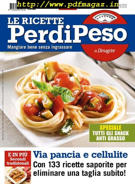 Le Ricette PerdiPeso – Marzo 2014 Cover