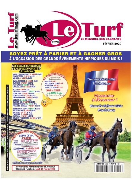 Le Turf – fevrier 2020 Cover
