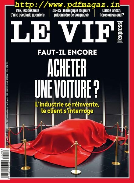 Le Vif L’Express – 9 Janvier 2020 Cover