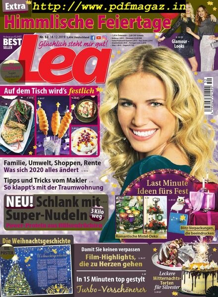 Lea Germany – 18 Dezember 2019 Cover