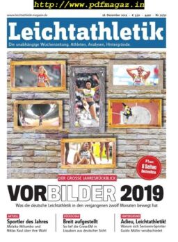Leichtathletik – 18 Dezember 2019