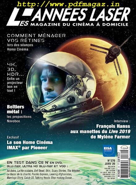 Les Annees Laser – decembre 2019 Cover