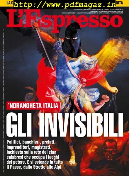 L’Espresso – 12 gennaio 2020 Cover