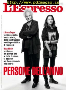 L’Espresso – 15 dicembre 2019