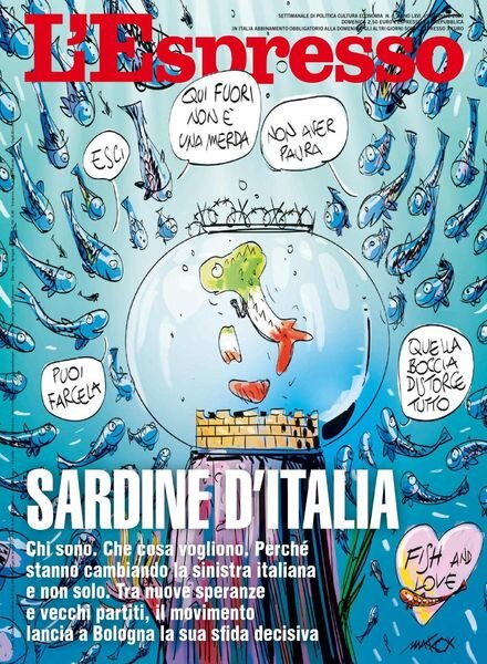 L’Espresso – 19 gennaio 2020 Cover