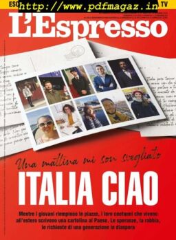 L’Espresso – 22 dicembre 2019
