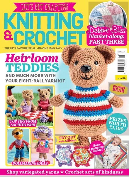 Let’s Get Crafting Knitting & Crochet – Issue 118 – January 2020 Cover