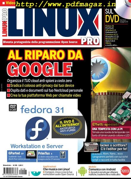 Linux Pro – Dicembre 2019 – Gennaio 2020 Cover