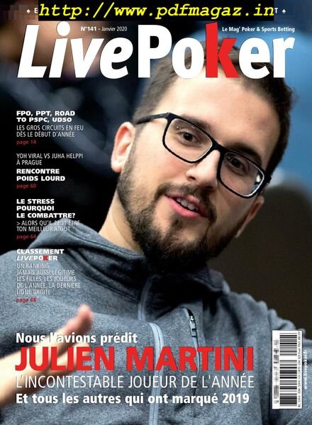 Live Poker – 03 janvier 2020 Cover