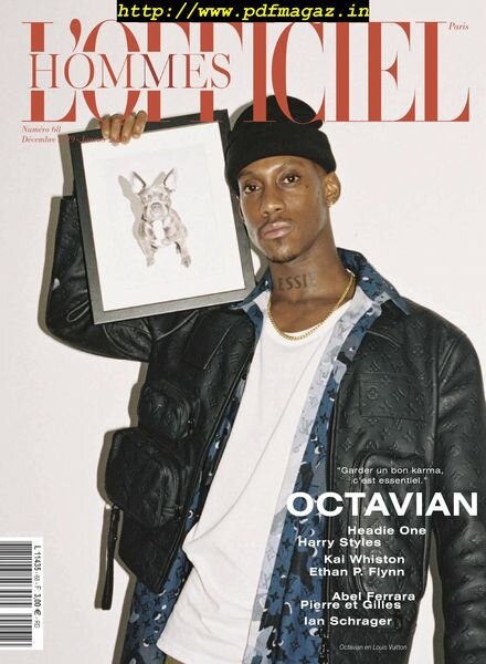 L’Officiel Hommes Paris – decembre 2019 Cover